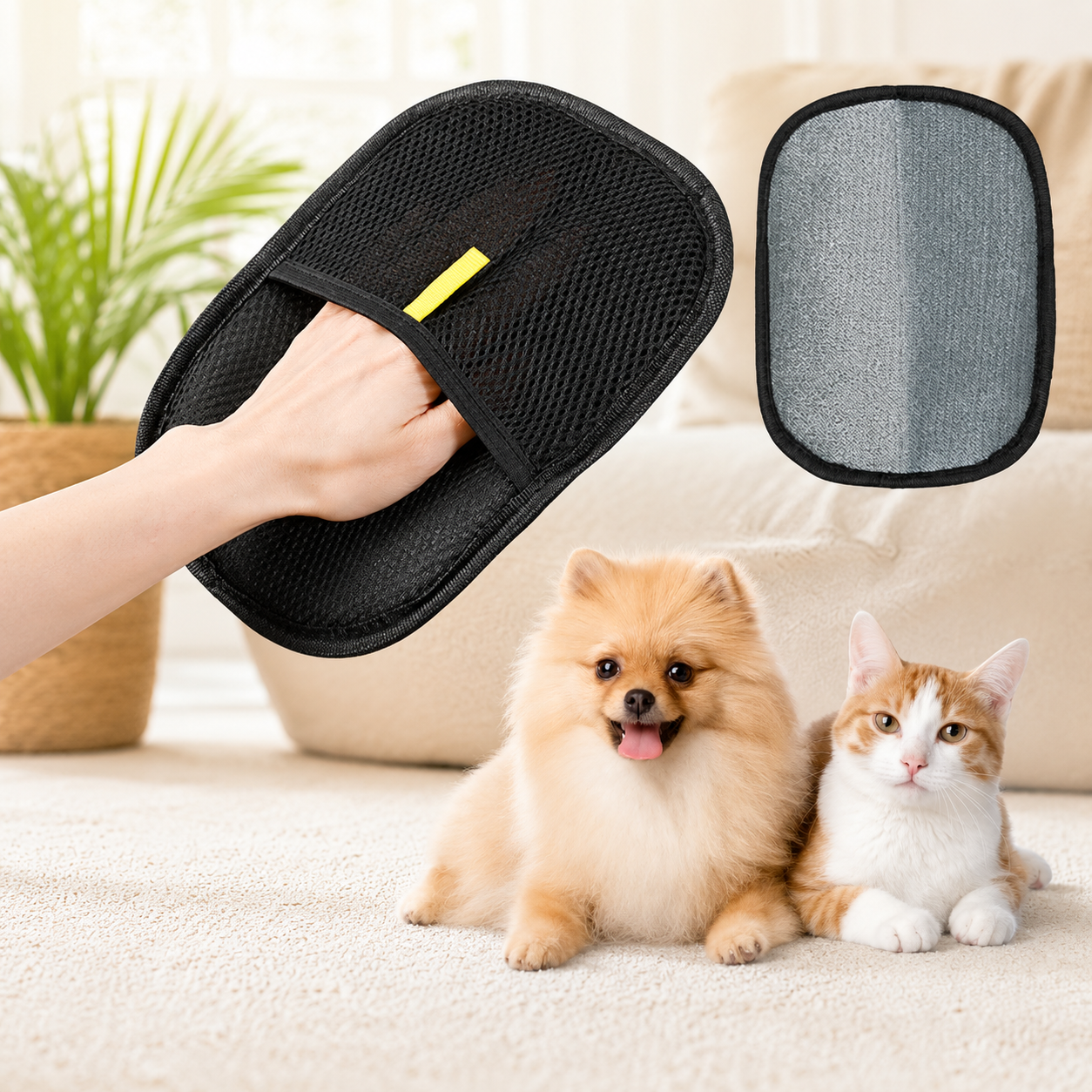 Pet Hair Remover Mitt